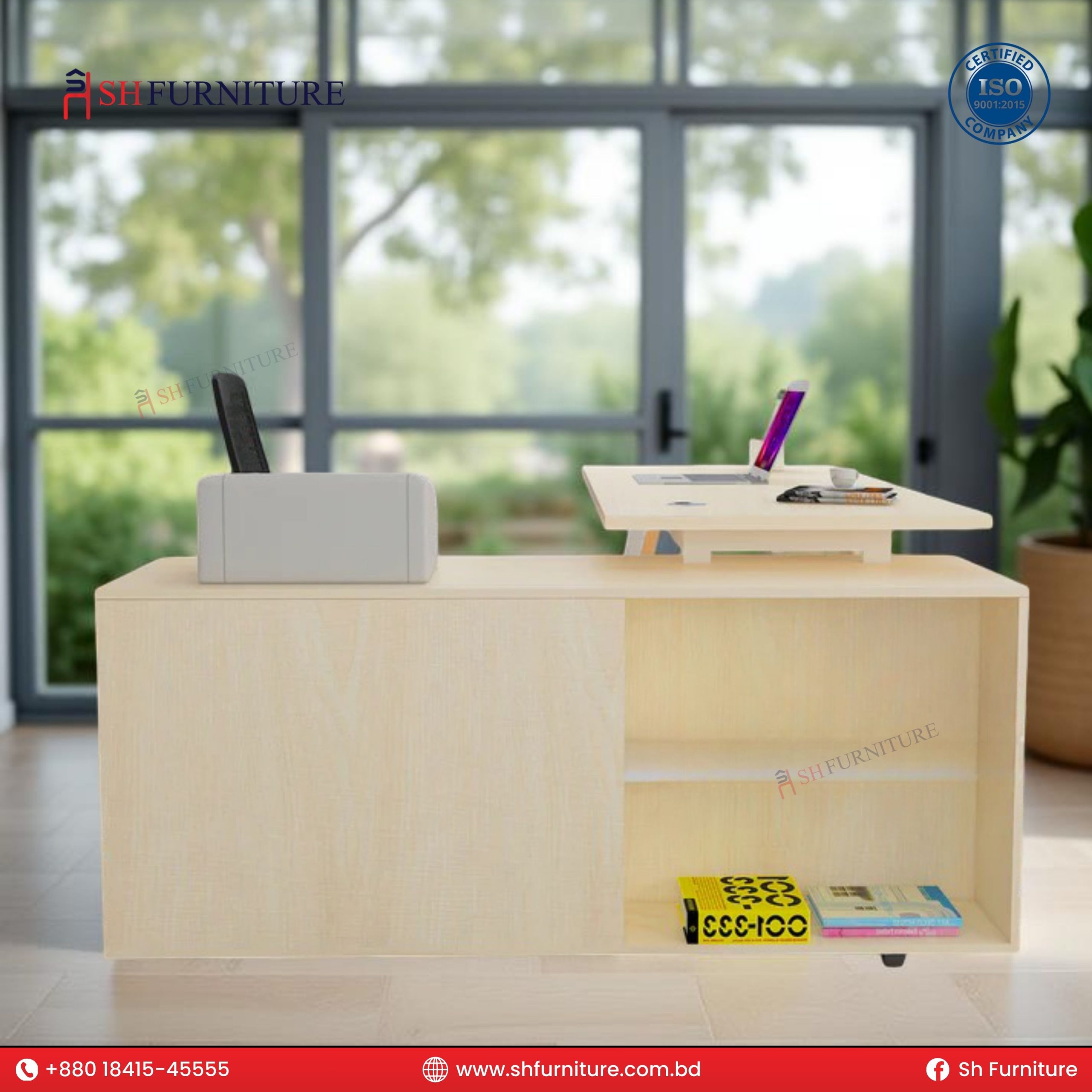 SH Furniture – Zenith Executive Desk - Image 2