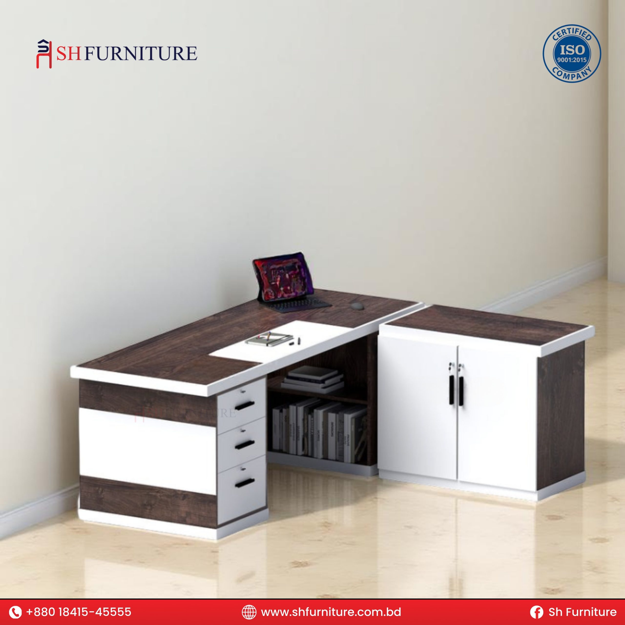 SH FURNITURE – Imperia Director Desk - Image 2