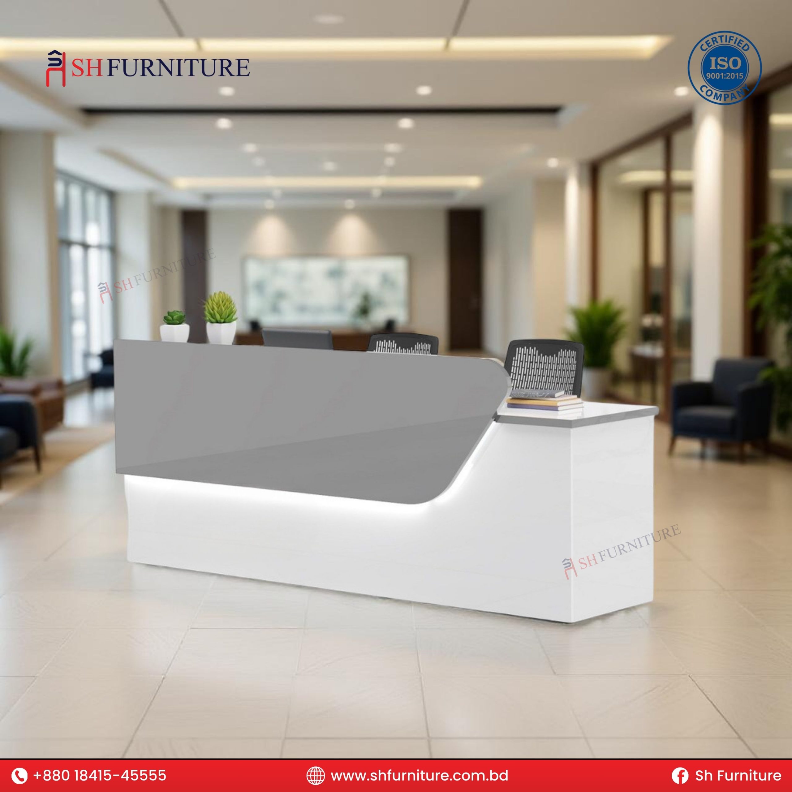 SH Furniture – Lumina Reception Desk
