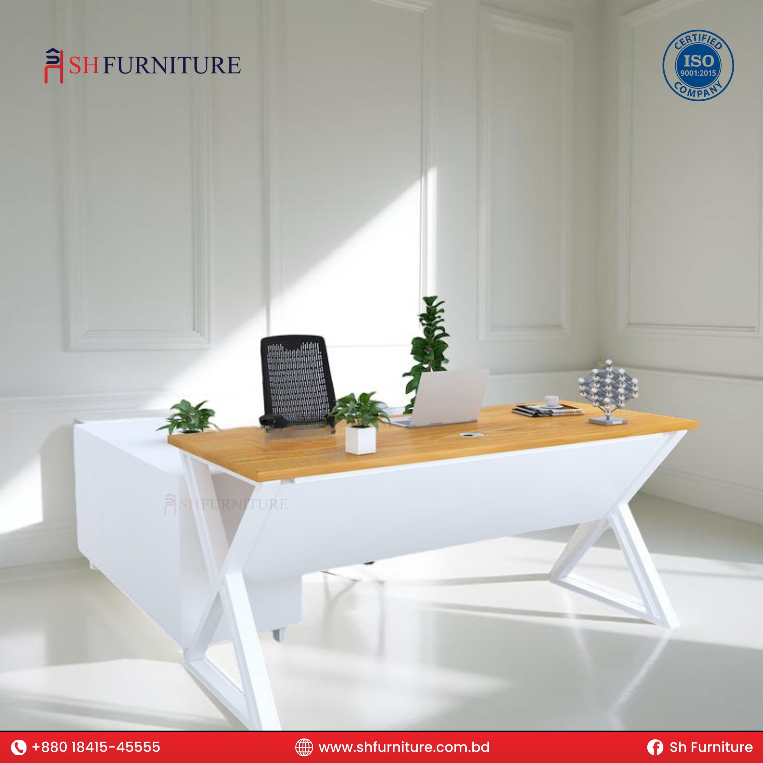 SH FURNITURE – Titan Executive Desk - Image 2