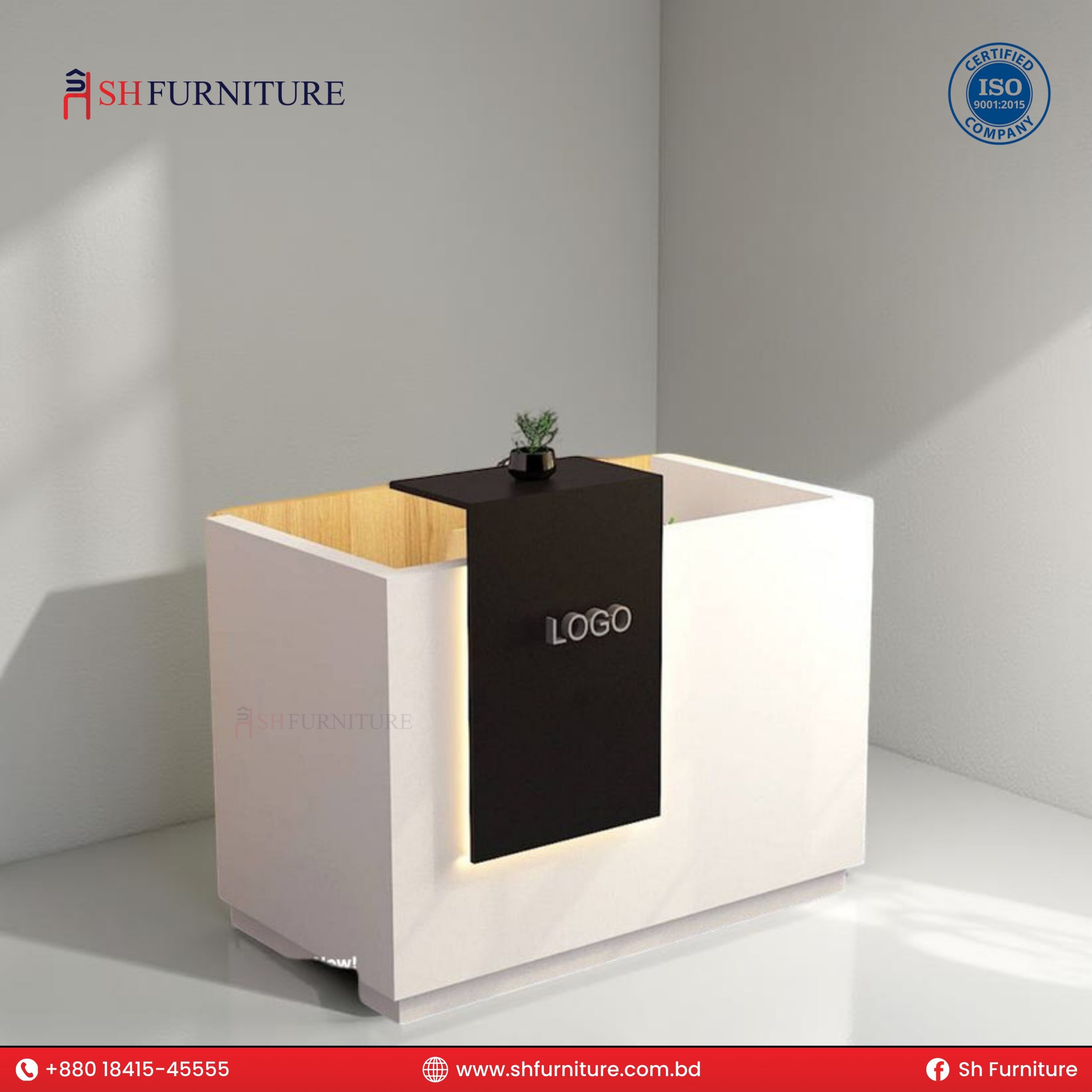 SH FURNITURE – Aura Reception Desk