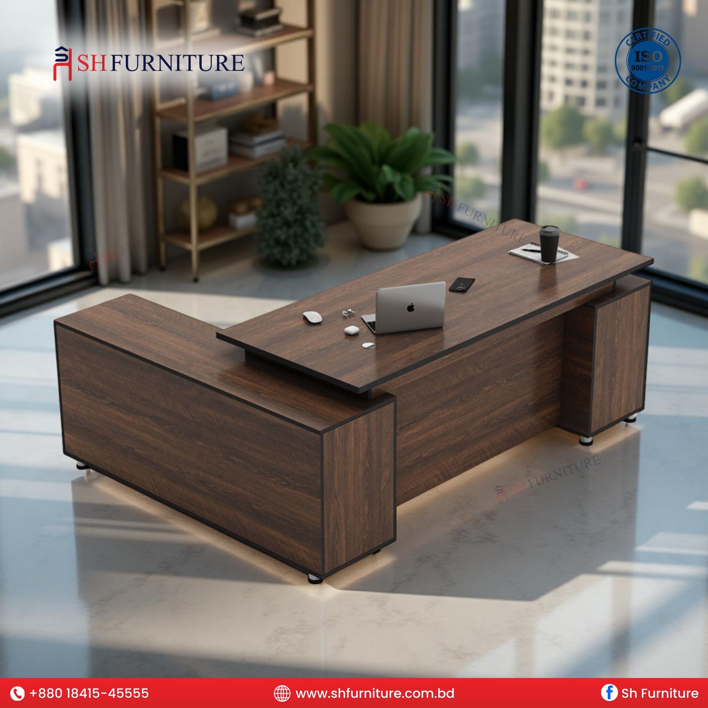 SH Furniture – AzureVista Boss Table - Image 3
