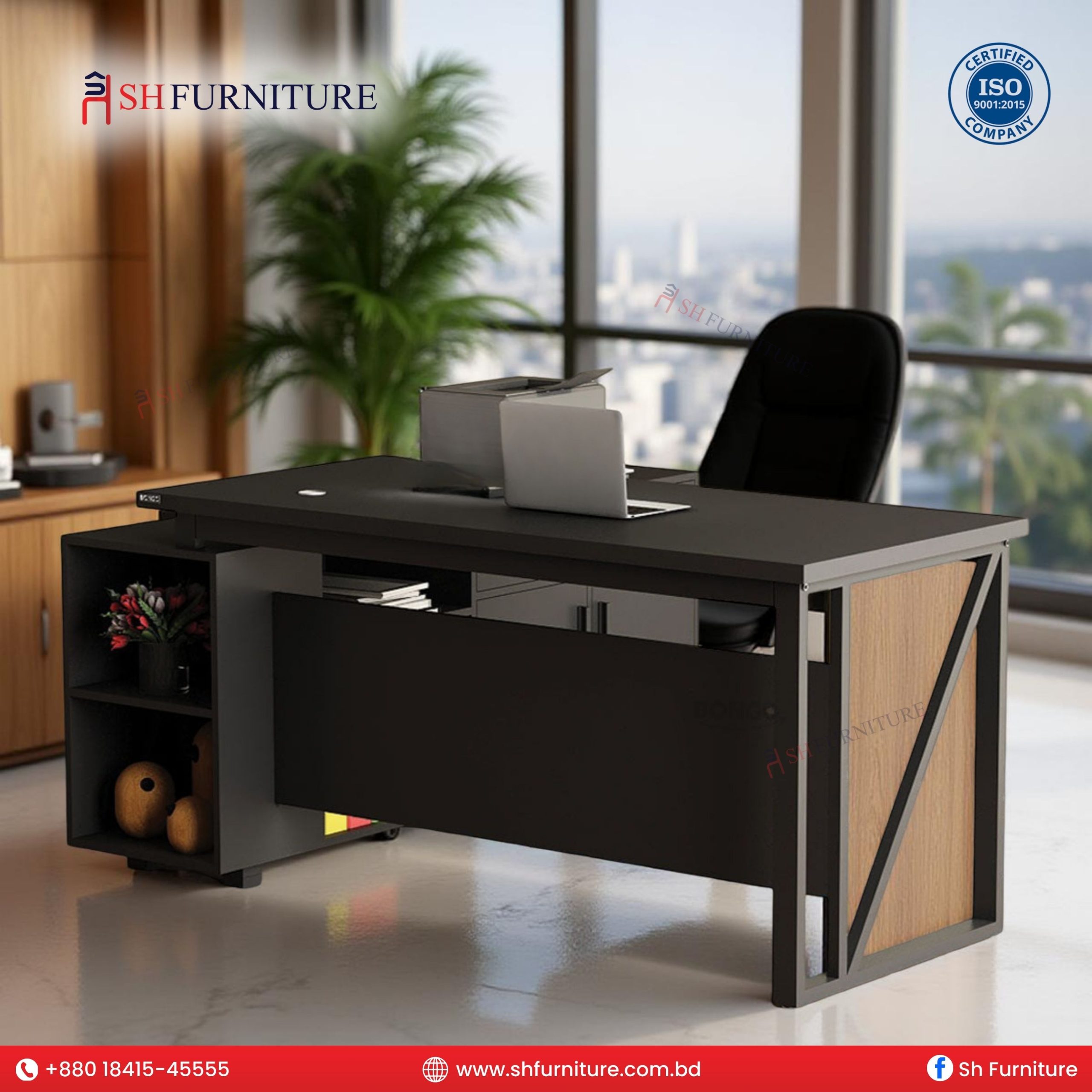 SH Furniture – RegalEdge CEO Desk - Image 2