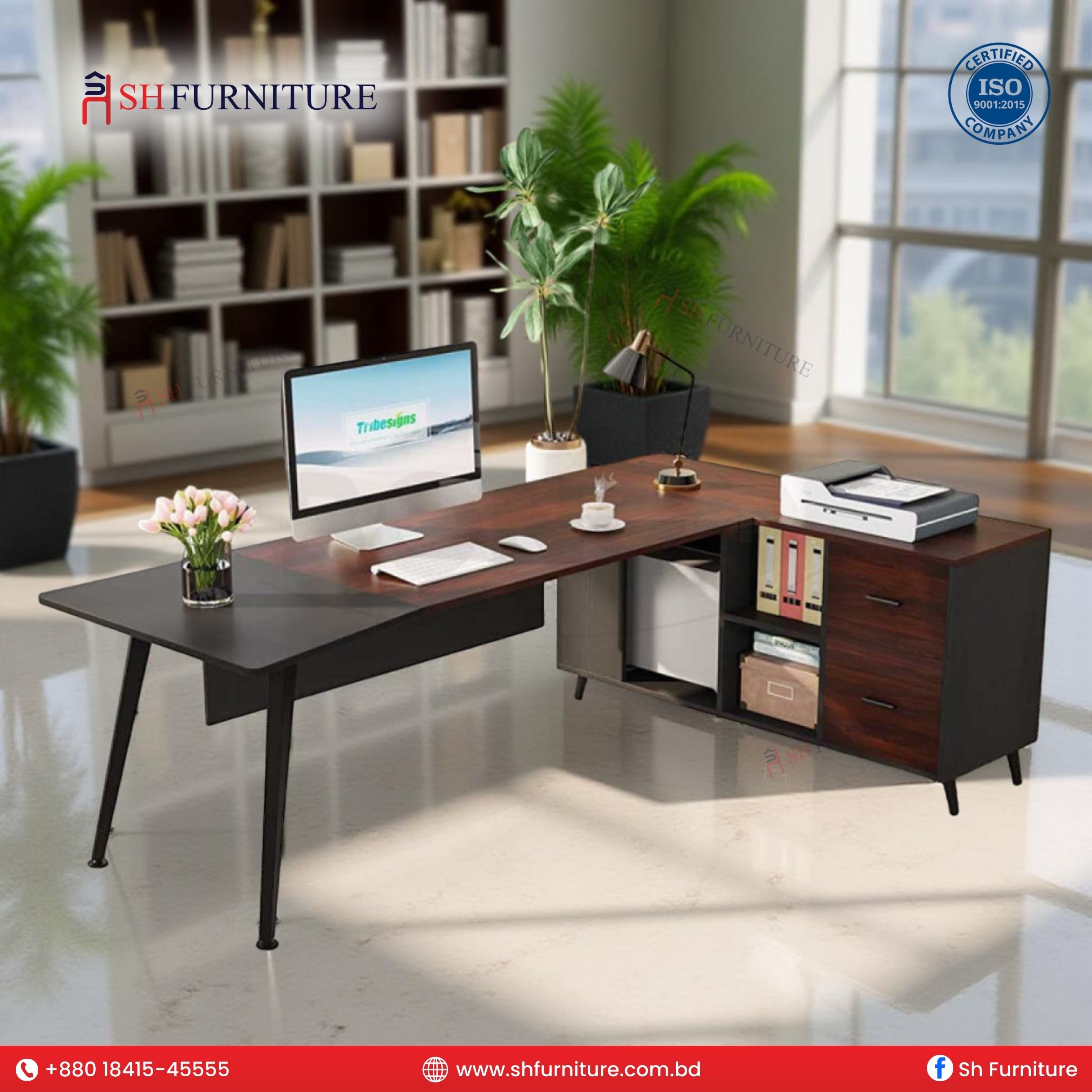 SH Furniture – RegalDynasty Boss Table - Image 4