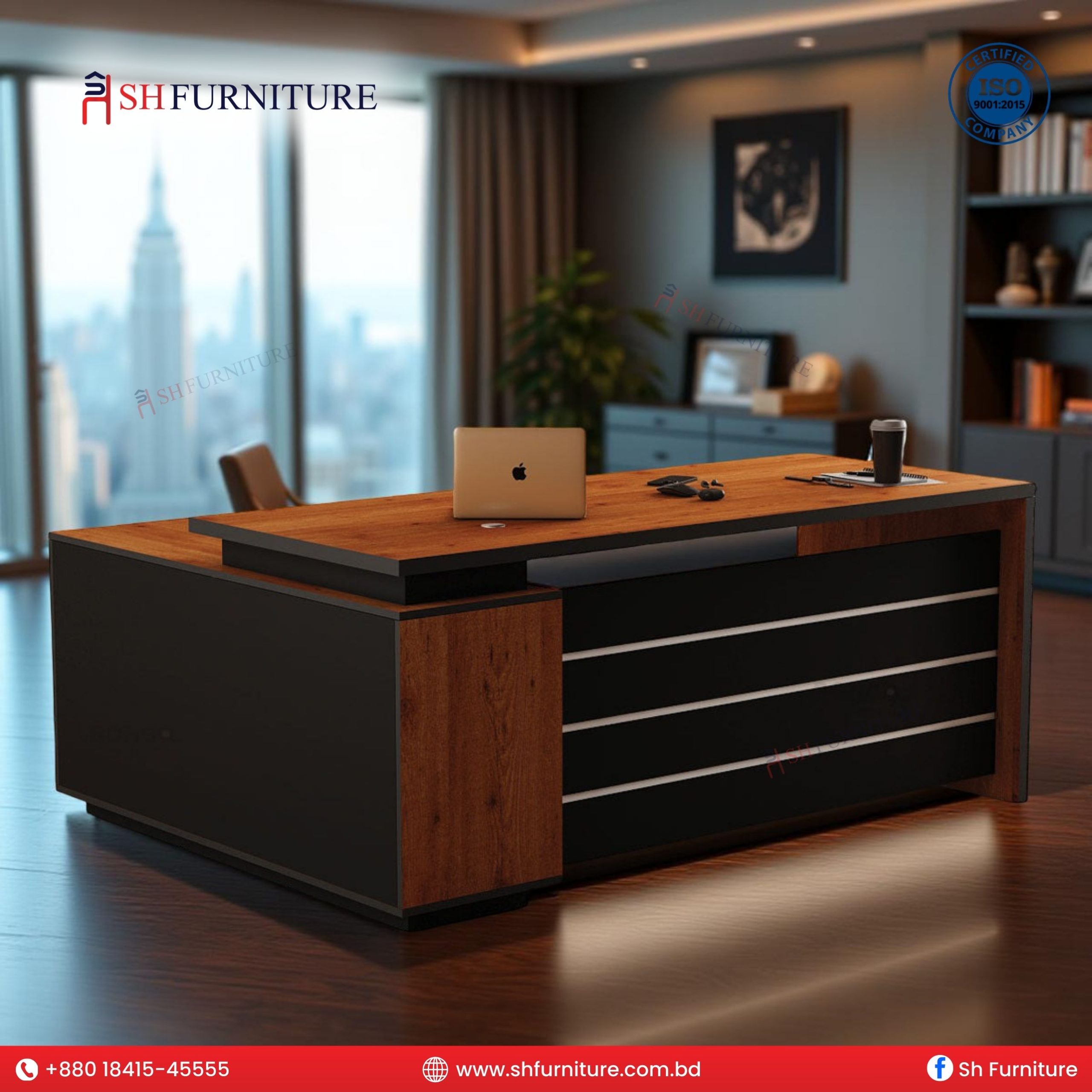 SH Furniture – ApexNova CEO Desk - Image 4