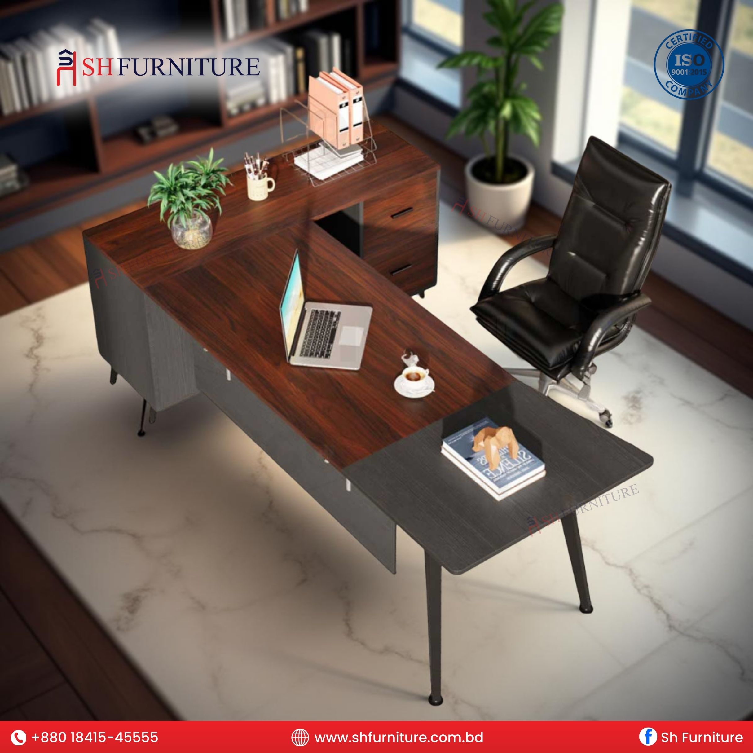 SH Furniture – RegalDynasty Boss Table - Image 2