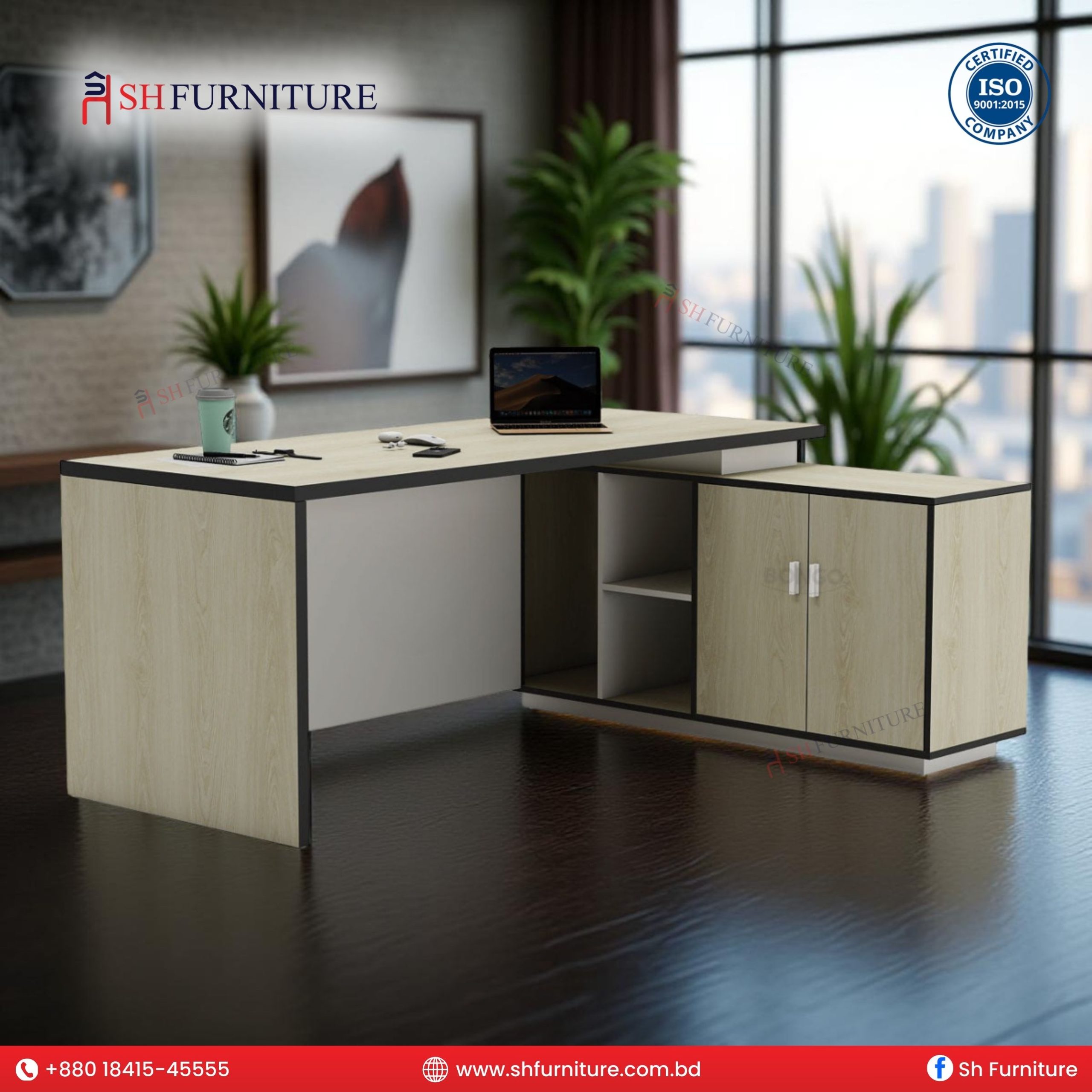 SH Furniture – ApexNova CEO Desk - Image 2