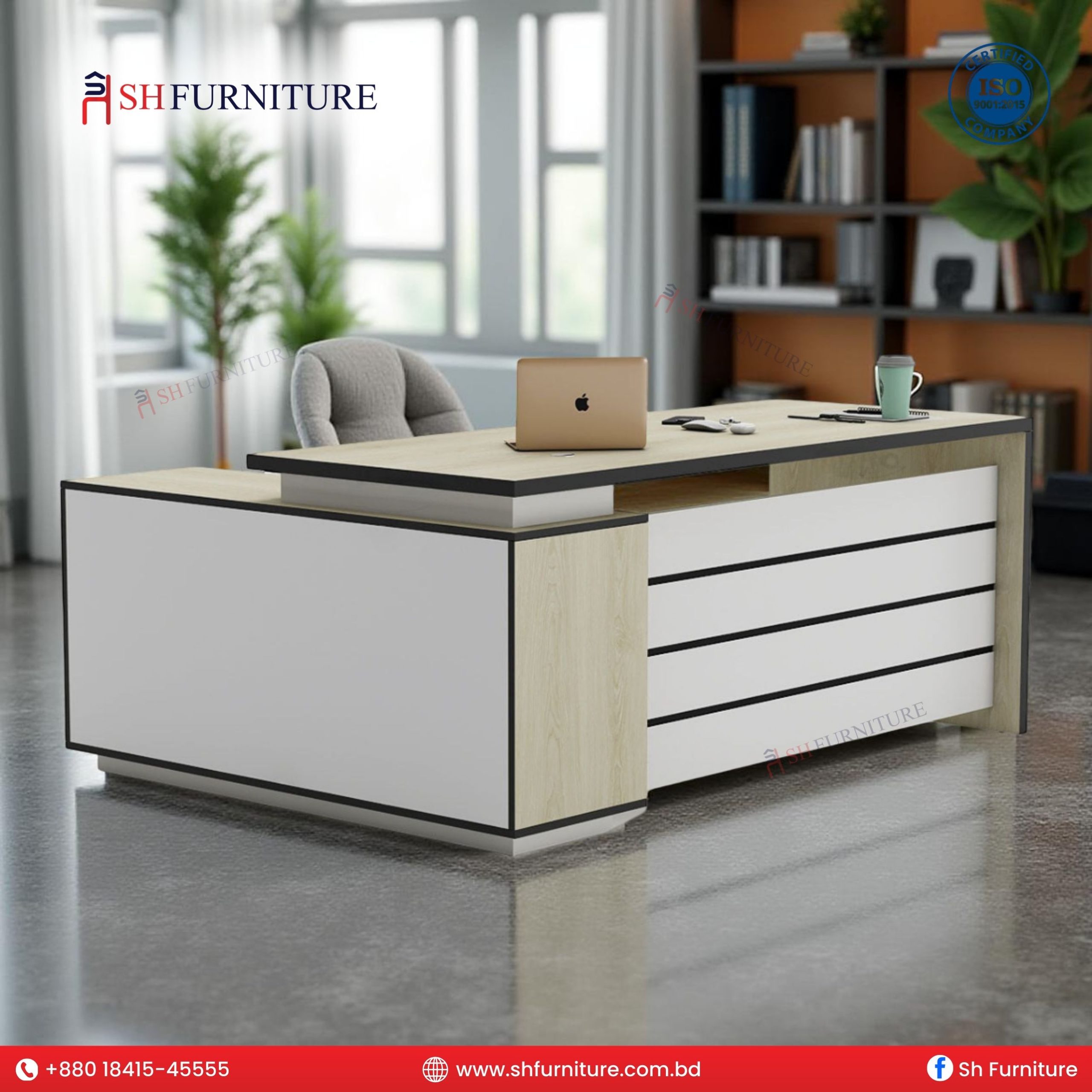 SH Furniture – ApexNova CEO Desk
