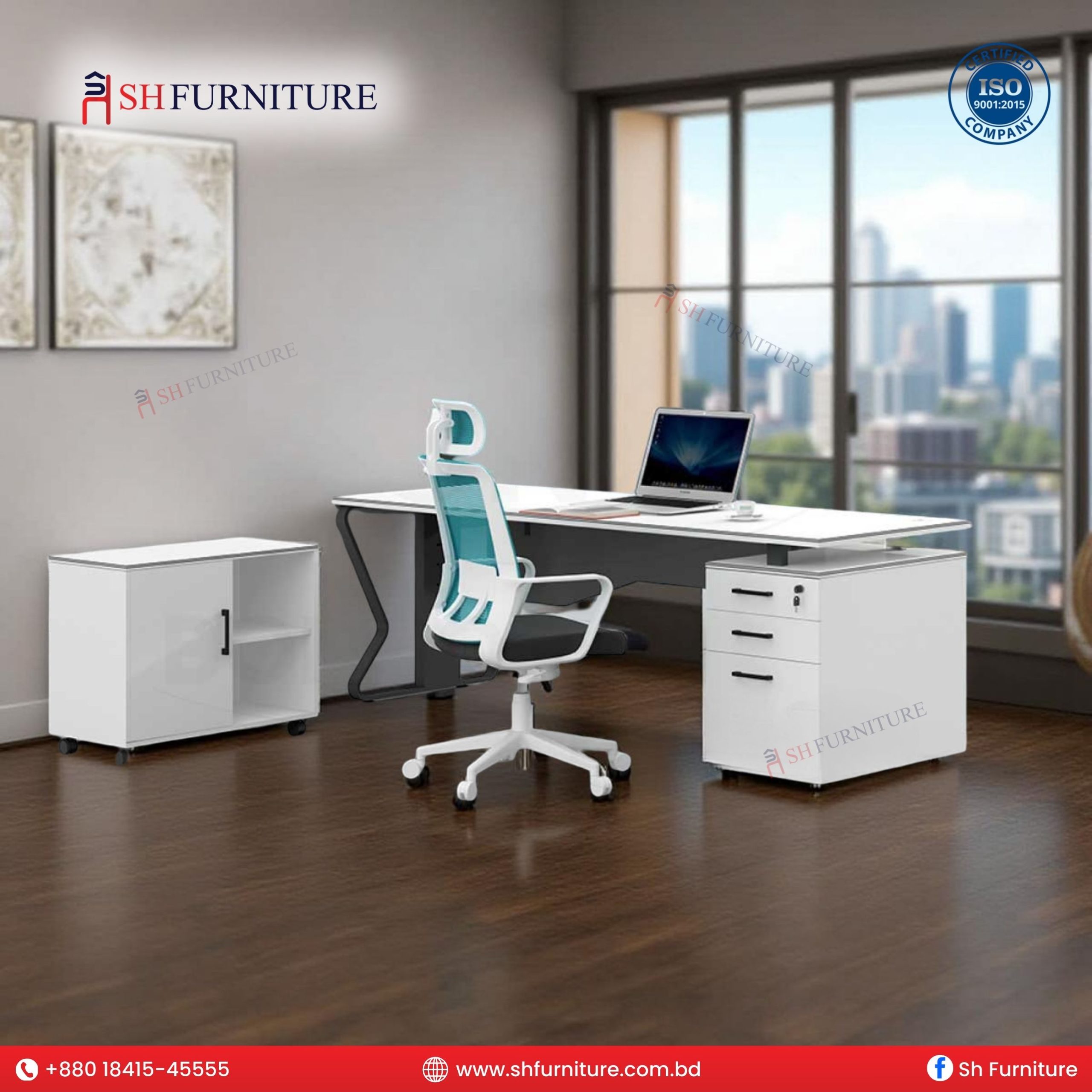 SH Furniture – GrandSummit Executive Desk - Image 3