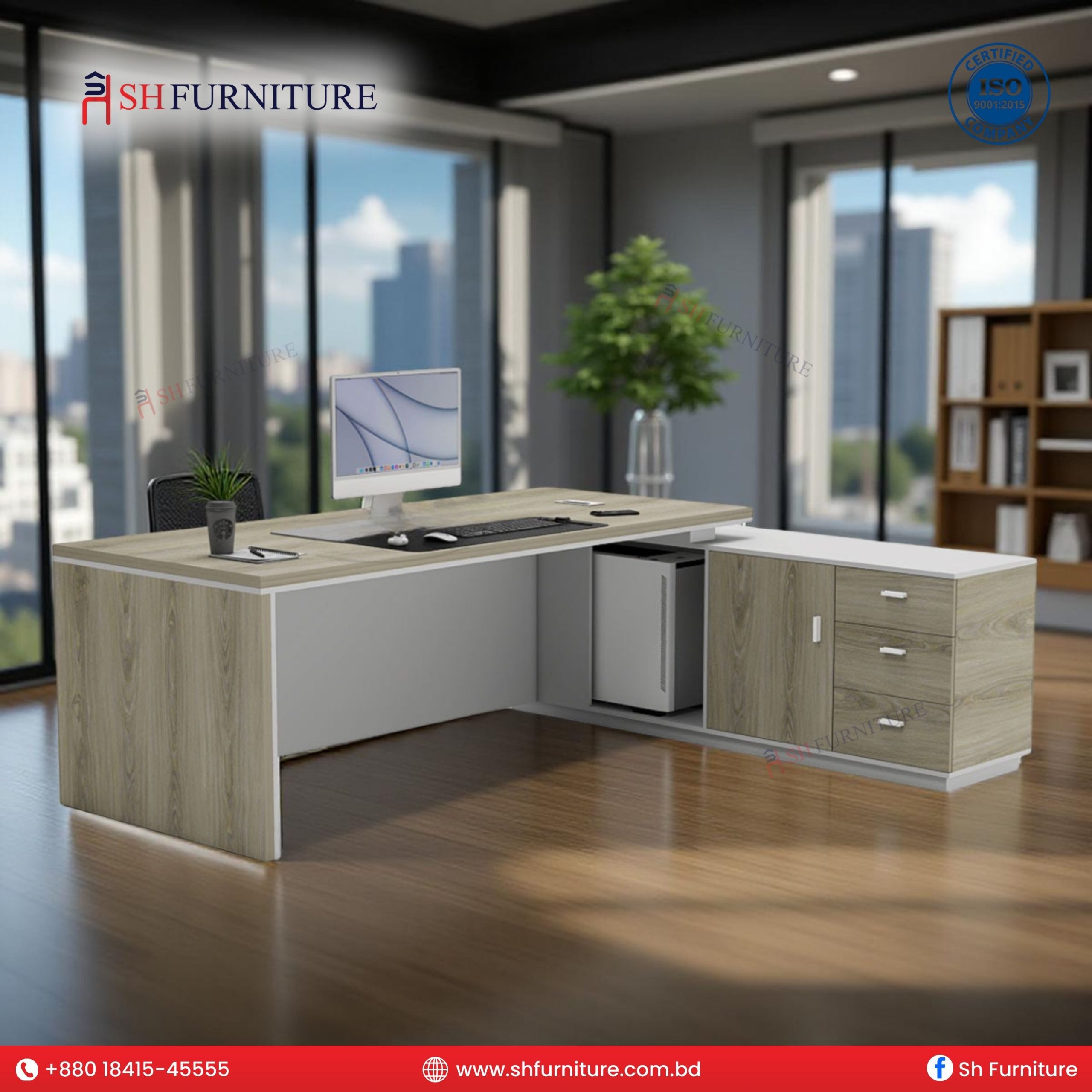 SH Furniture – ImperialEdge Boss Table - Image 4