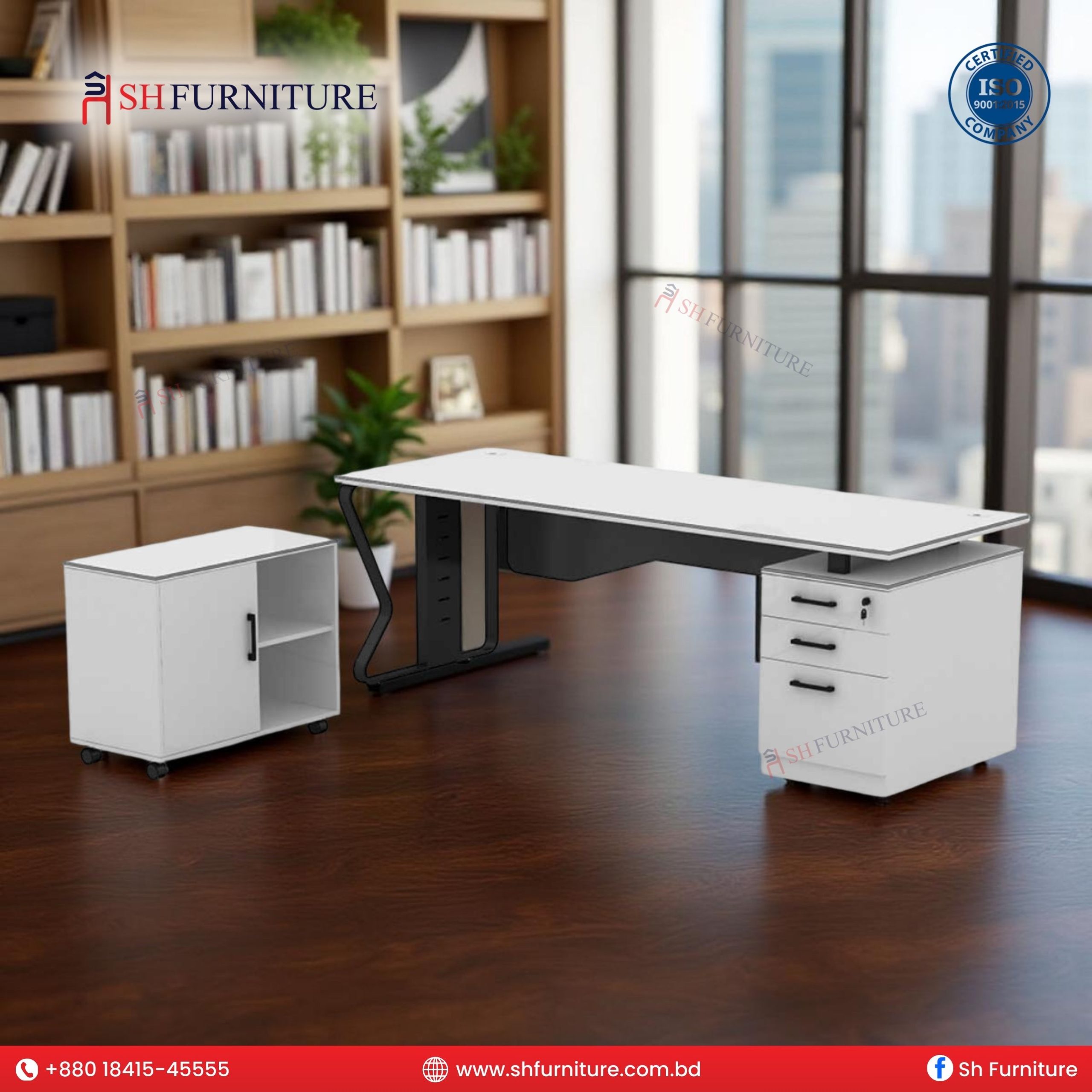 SH Furniture – GrandSummit Executive Desk - Image 2