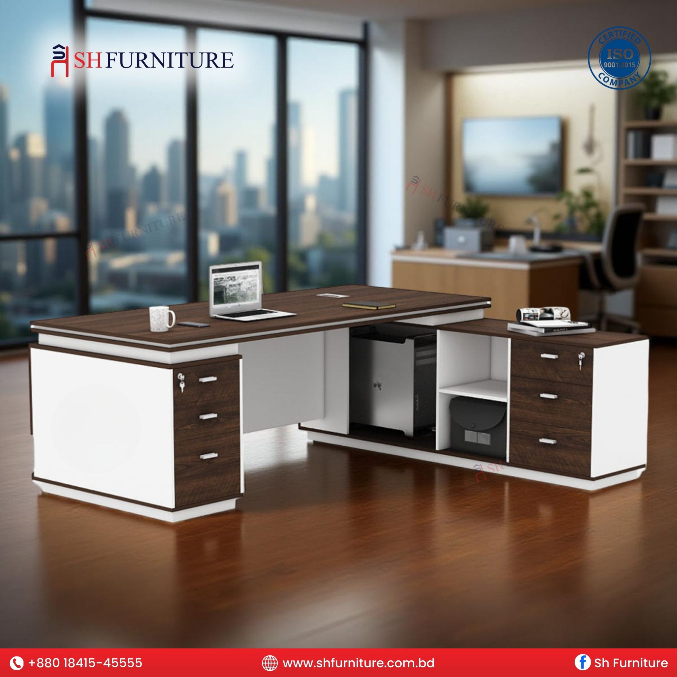 SH Furniture – CrownVista Boss Table - Image 2