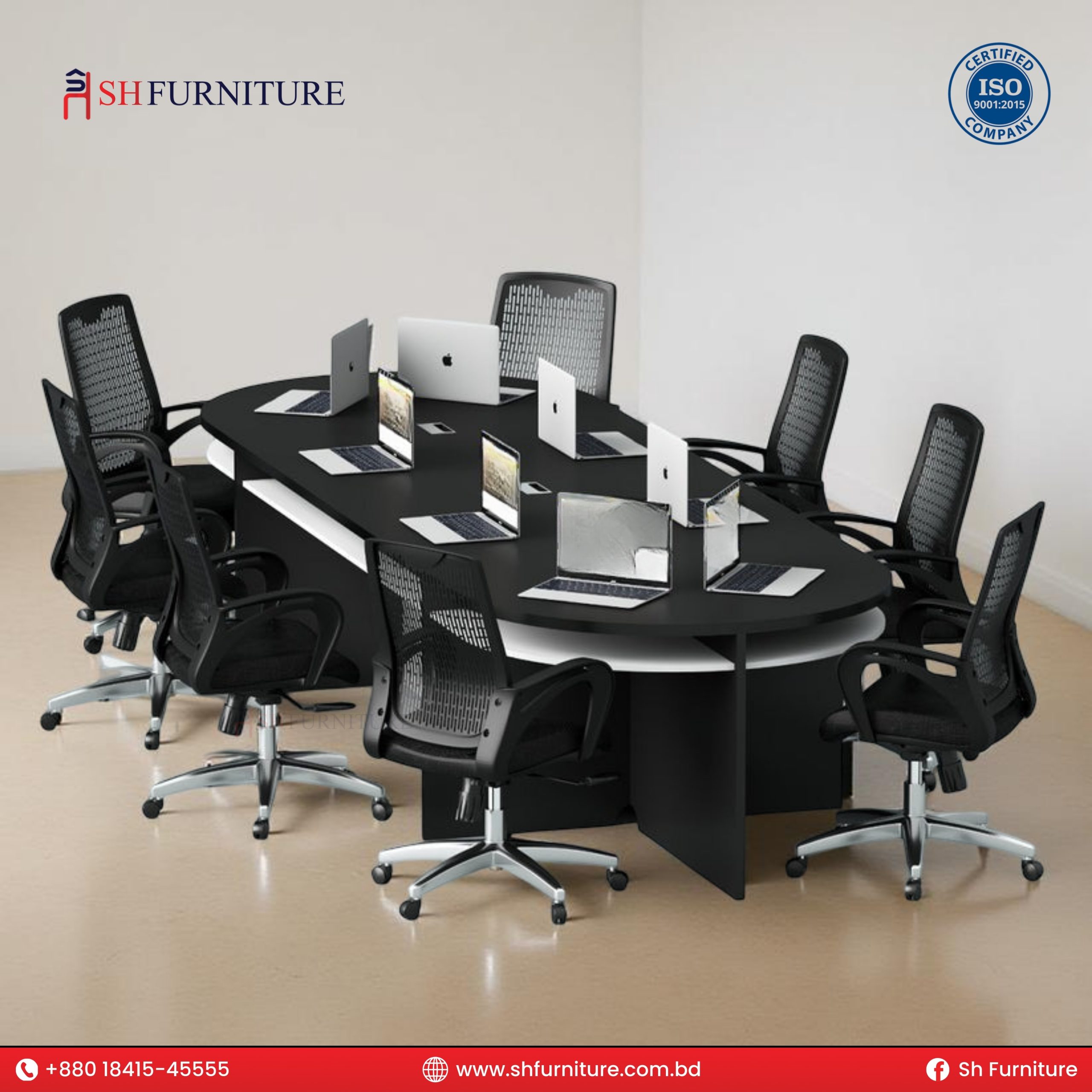 SH Furniture – Oval Conference Table