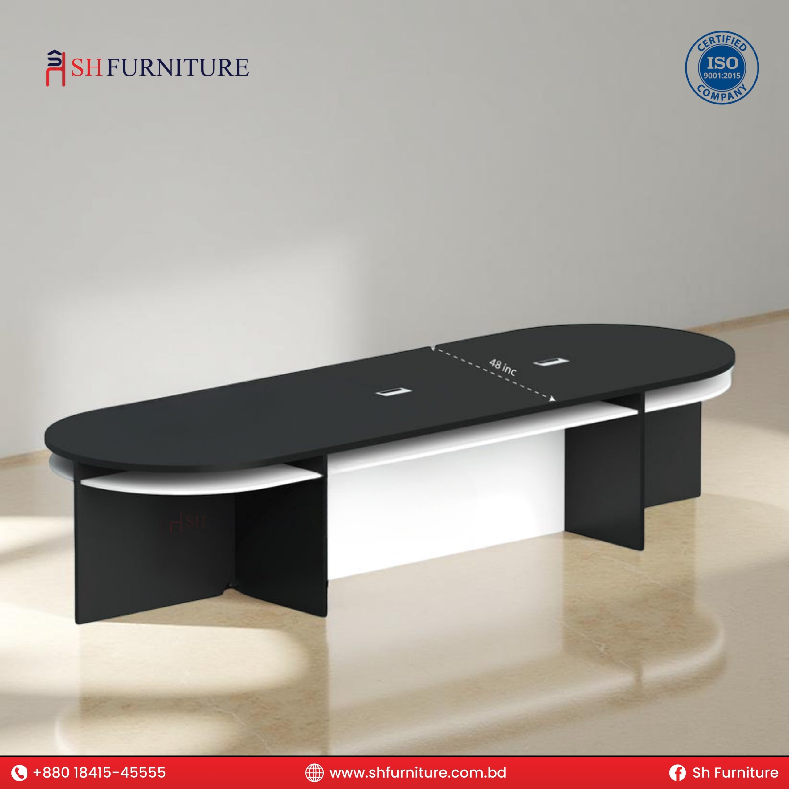 SH Furniture – Oval Conference Table - Image 2