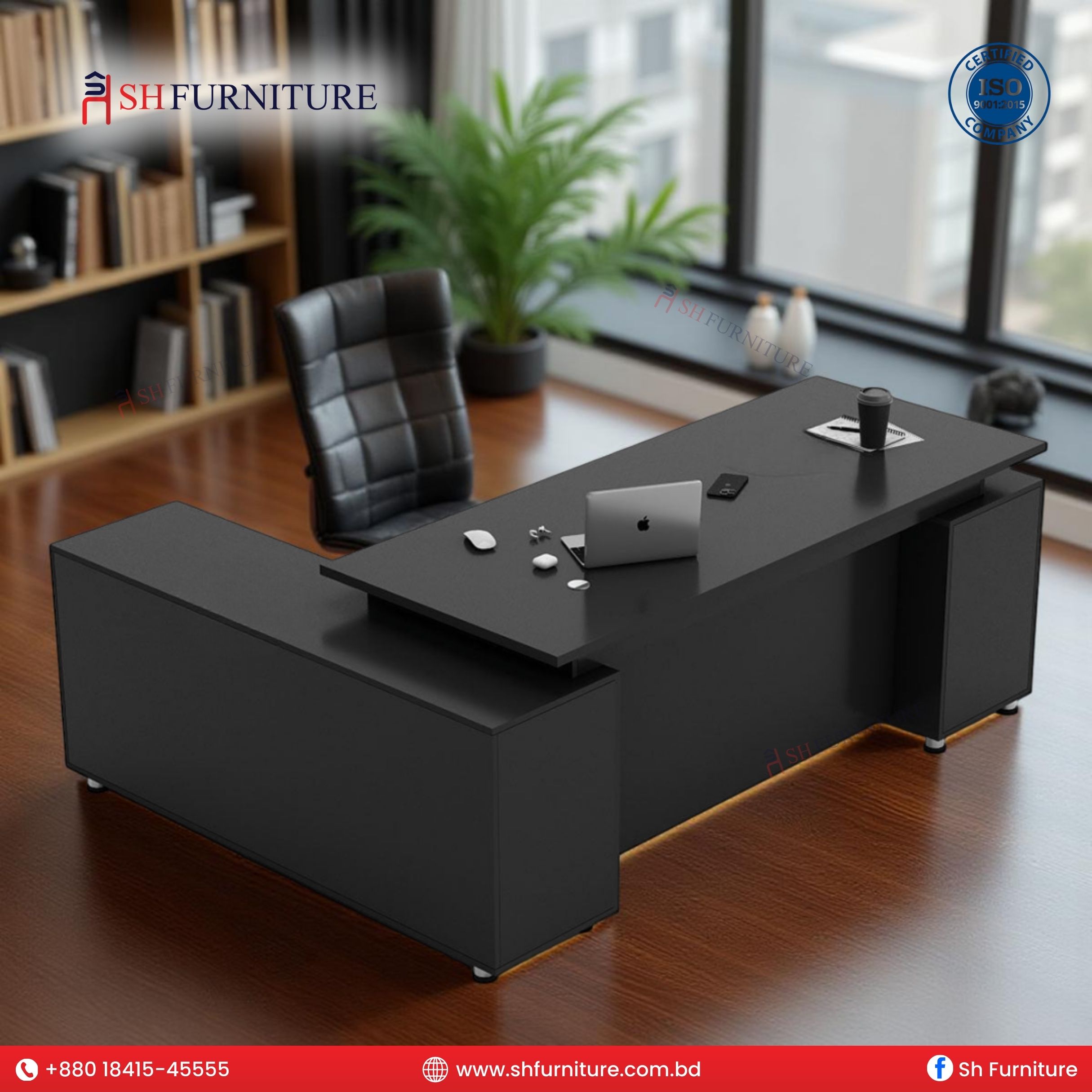 SH Furniture – AzureVista Boss Table - Image 2