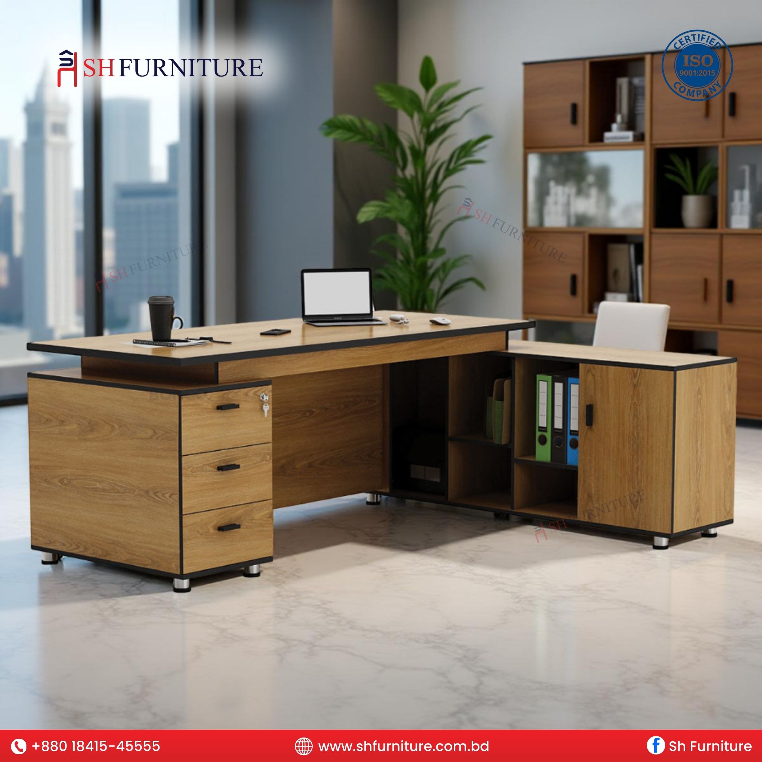 SH Furniture – AzureVista Boss Table - Image 4