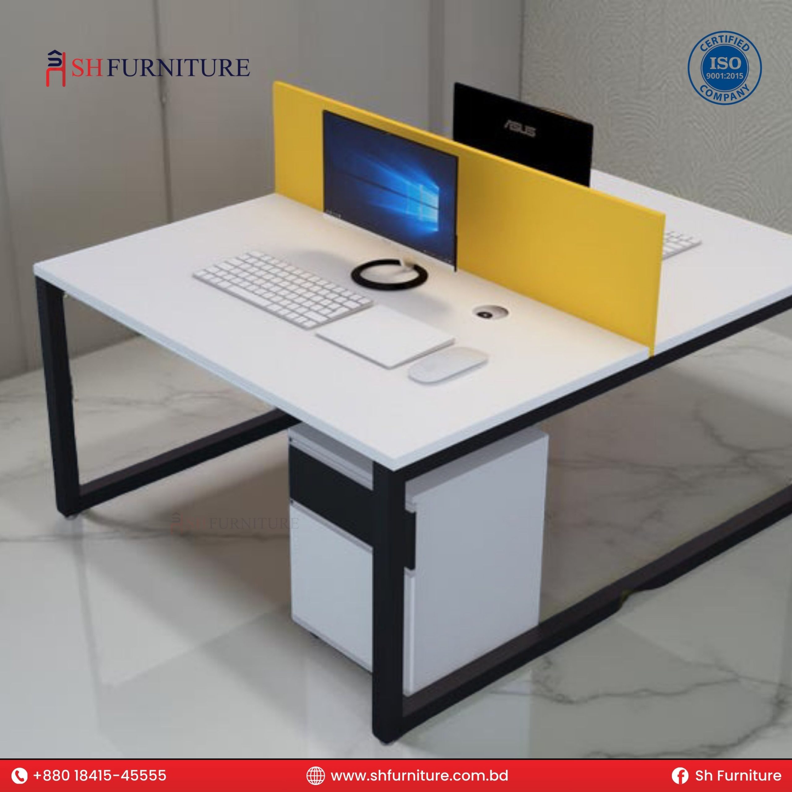SH Furniture – Dual Workstation Desk