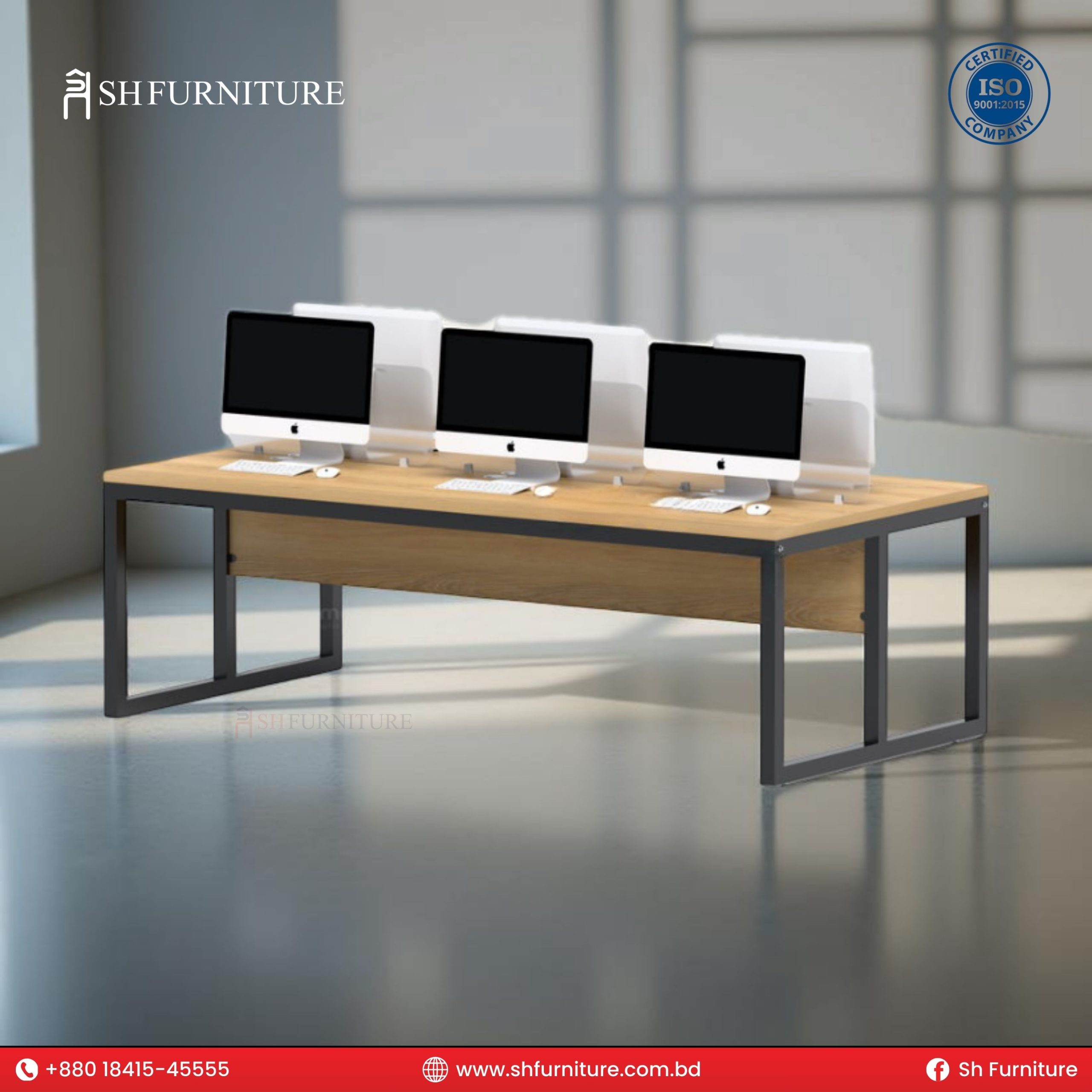 SH Furniture – Open Workstation Desk