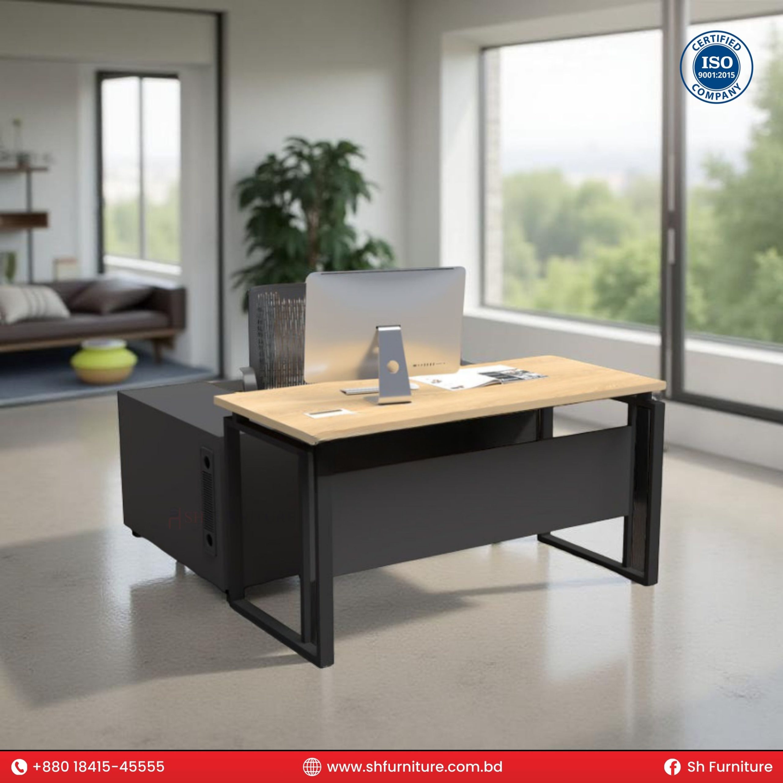 SH Furniture – Modern Executive Desk