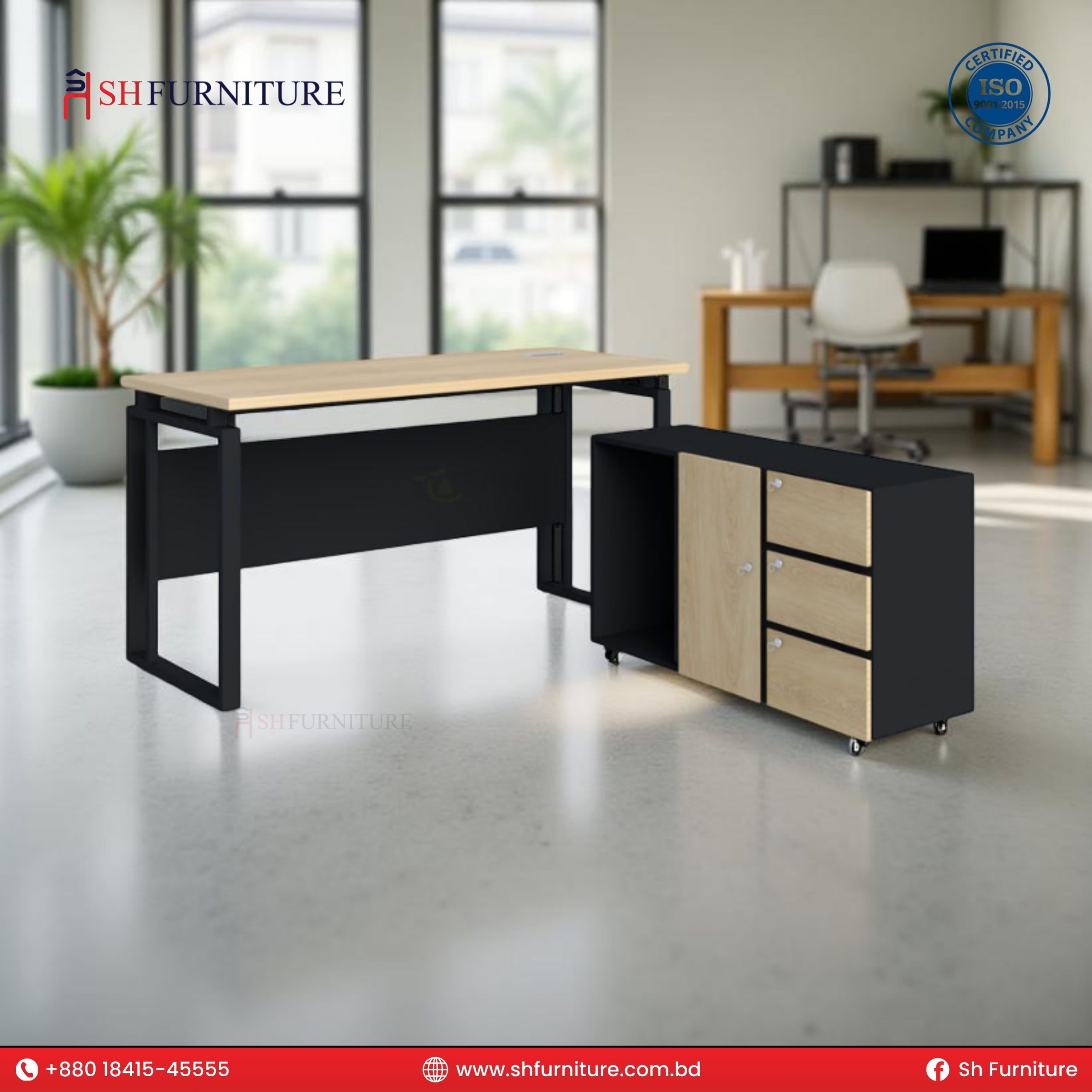 SH Furniture – Modern Executive Desk - Image 2
