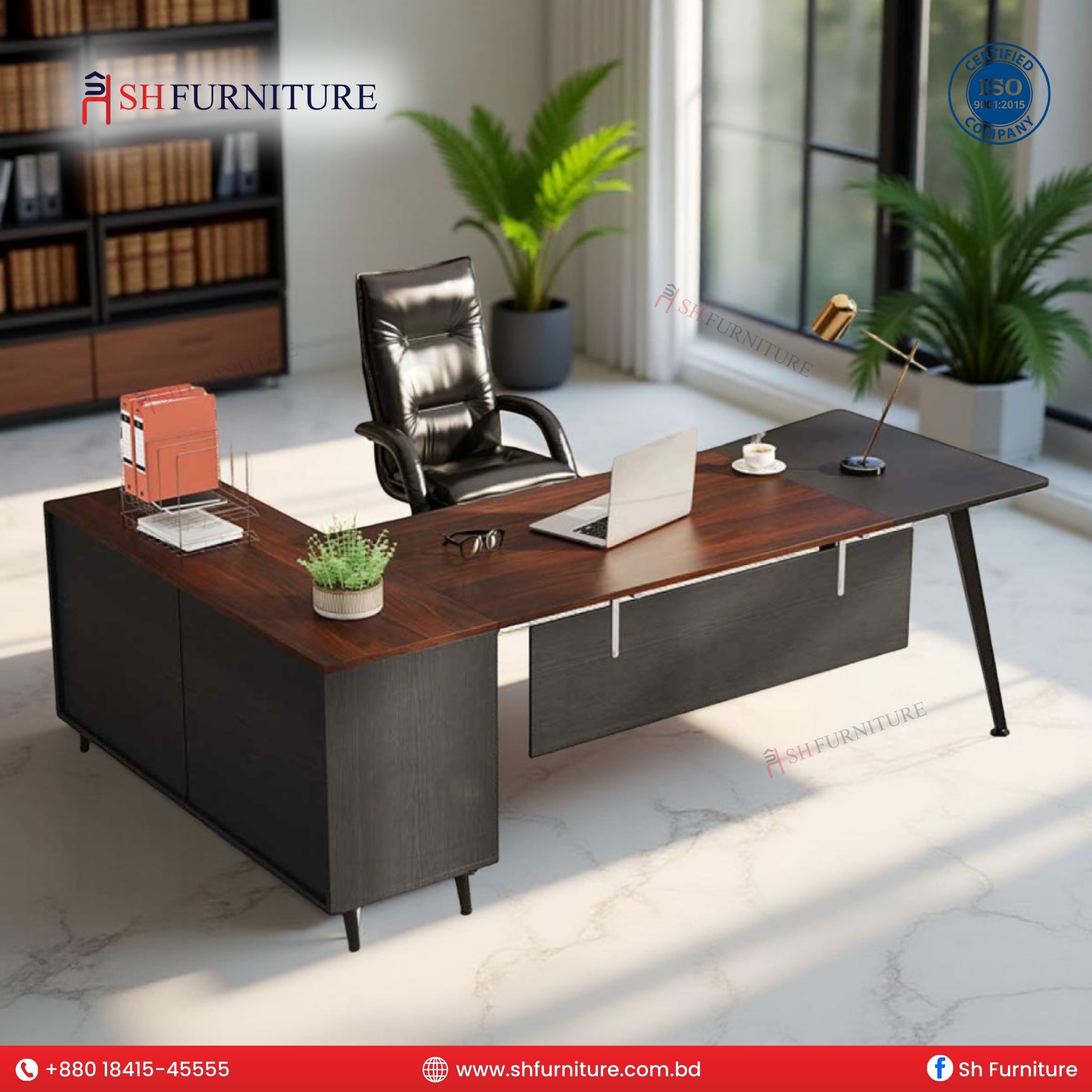 SH Furniture – RegalDynasty Boss Table - Image 5